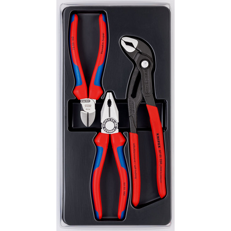Knipex - Werkzeugset Zangenpaket 00 20 09 V01 Bestseller, 3-teilig