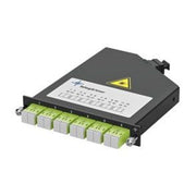 Telegärtner - Moduleinsatz für Patchpanel LWL HD3-ES FanOut-Modul 100022382 0,5HE 6xLC-D OM3