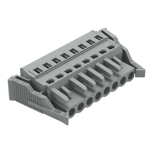 WAGO - Kabelsteckverbinder für Leiterplattensteckverbinder 1-Leiter-Federleiste 231-108/037-000 CAGECLAMP,2,5 mm²,gr − 25 Stück
