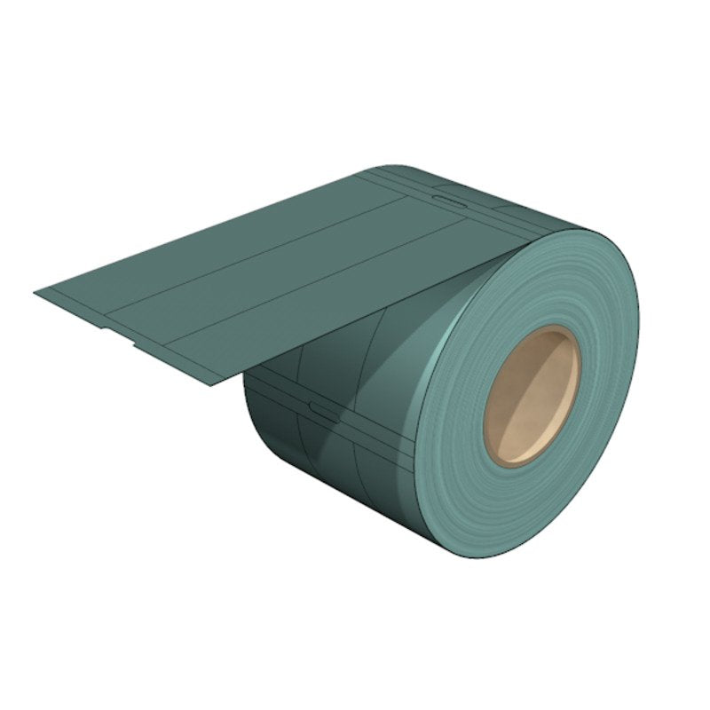 Weidmüller - Kennzeichnungsmaterial Gerätemarkierer, Etikett THM ET S7 1500 TU 108.8x22,9mm türkis − 500 Stück
