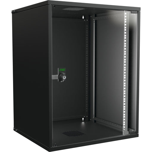 Enoc - Netzwerkgehäuse Wandschrank SNP 15HE sw W3 15-5-S-SNP 19"550x500x715mm