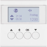 Berker - Bussystem-Zeitschaltuhr KNX-Funk Jalousieschaltuhr 85745188 polarweiß matt