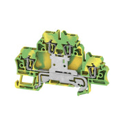 Weidmüller - Schutzleiter-Reihenklemme Klemme ZDK 2.5PE 2,5qmm gn/ge