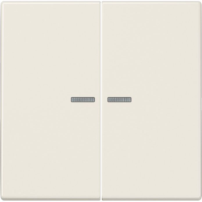 Jung - Abdeckung/Bedienelement für Installationsschalterprogramme Wippe Lichtleiter ws LS 995 KO5 für Taster