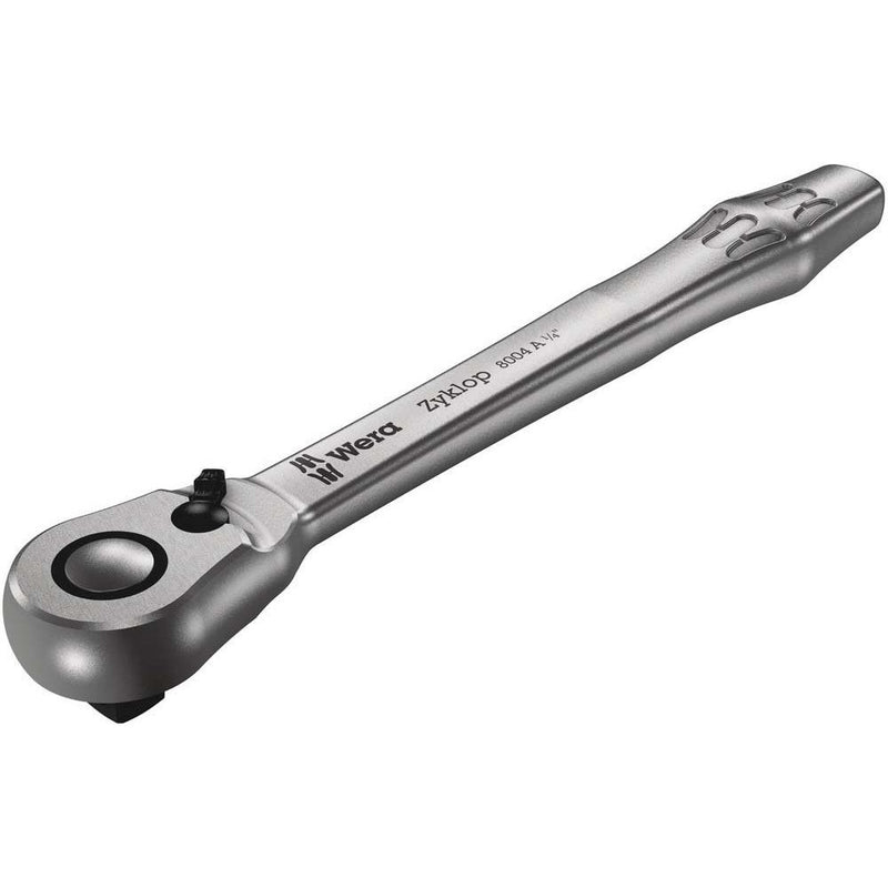 Wera - Umschaltknarre Zyklop Metall-Knarre 004004 1/4"x141,0mm