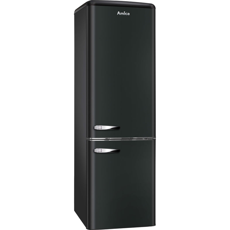 Amica - Kühl-/Gefrierkombination Kühl/Gefrierkombi KGCR 387 100 MS RETRODESIGN