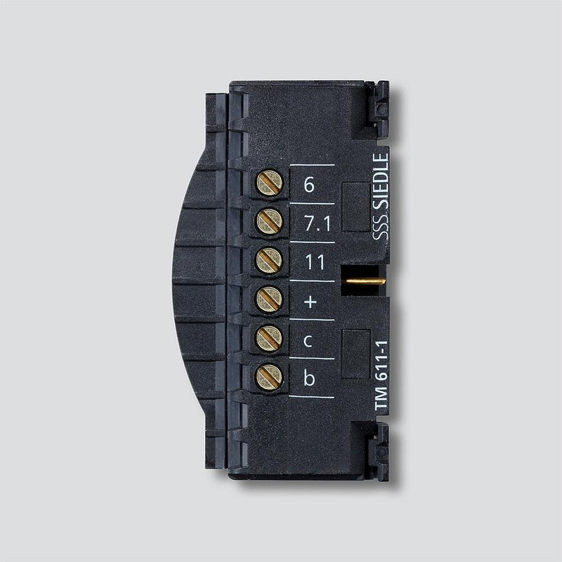 Siedle&Söhne - Zubehör/Ersatzteile für Türkommunikation Klemmblock TM 611-1 Schwarz