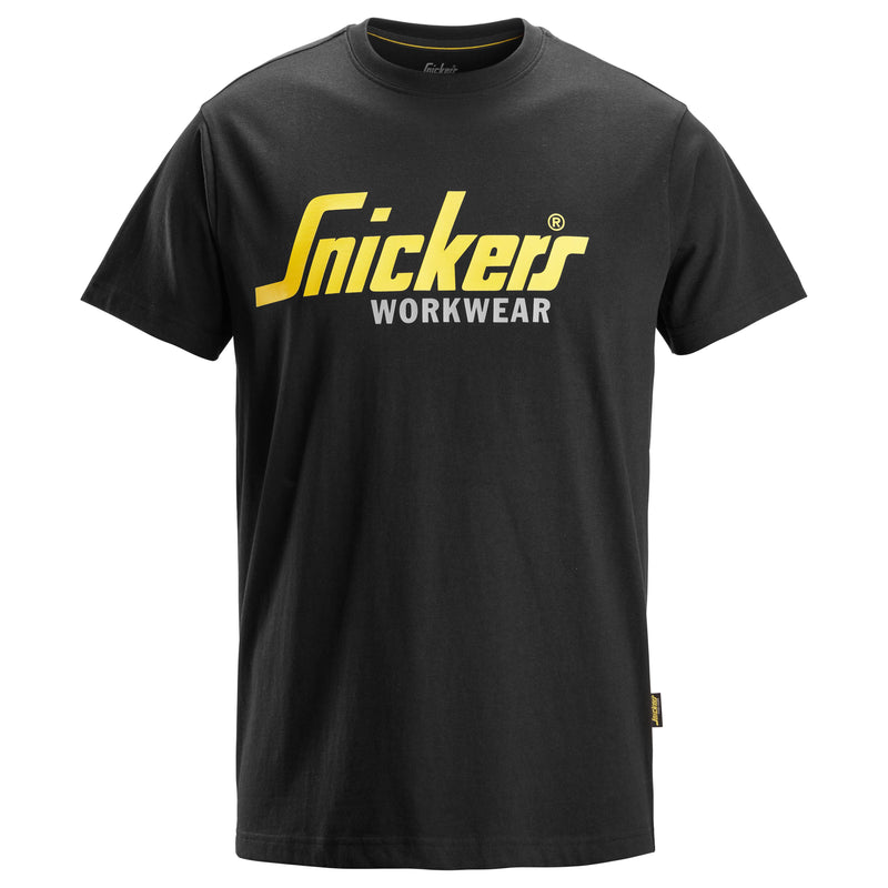 Snickers Workwear - T-Shirt Klassisches Logo T-Shirt 25860400003 XS schwarz
