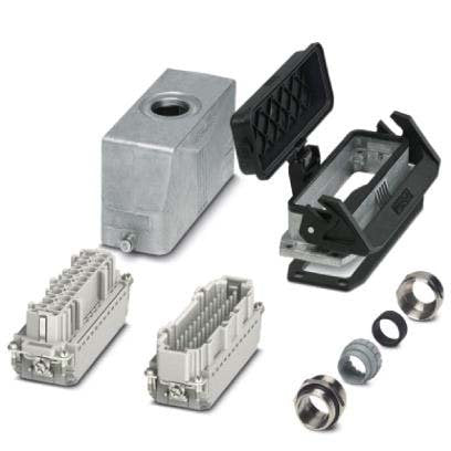 Phoenix Contact - Rechtecksteckverbinder, Set (Industriesteckverbinder) Steckverbinder-Set HC-STA-B24PT#1416351