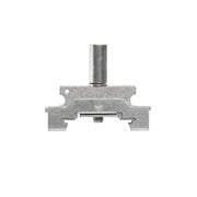 Weidmüller - Endklammer/-halter für Reihenklemme Endwinkel Metall grau MEW 35/1 − 10 Stück