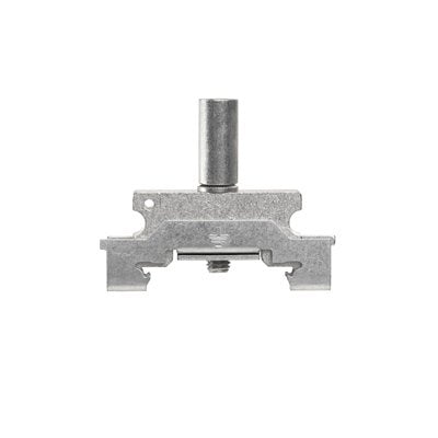 Weidmüller - Endklammer/-halter für Reihenklemme Endwinkel Metall grau MEW 35/1 − 10 Stück