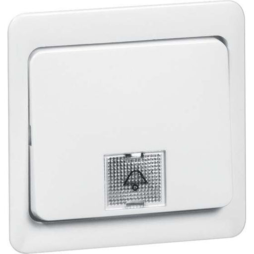 Peha - Abdeckung/Bedienelement für Installationsschalterprogramme Wippe versch.Symbole ws D 80.655 W für Schalter/Taster