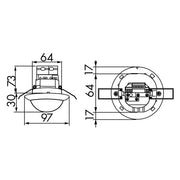 BEG Brück Electronic - Bewegungsmelder/Präsenzmelder komplett Präsenzmelder PD4-S-DE Slave