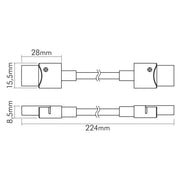 Nobile - Zubehör/Ersatzteile für Lichtschlauch/-band Verbinder flexibel 5er Set 5011510675 − 1 Stück