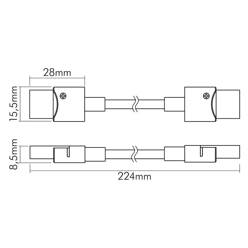 Nobile - Zubehör/Ersatzteile für Lichtschlauch/-band Verbinder flexibel 5er Set 5011510675 − 1 Stück