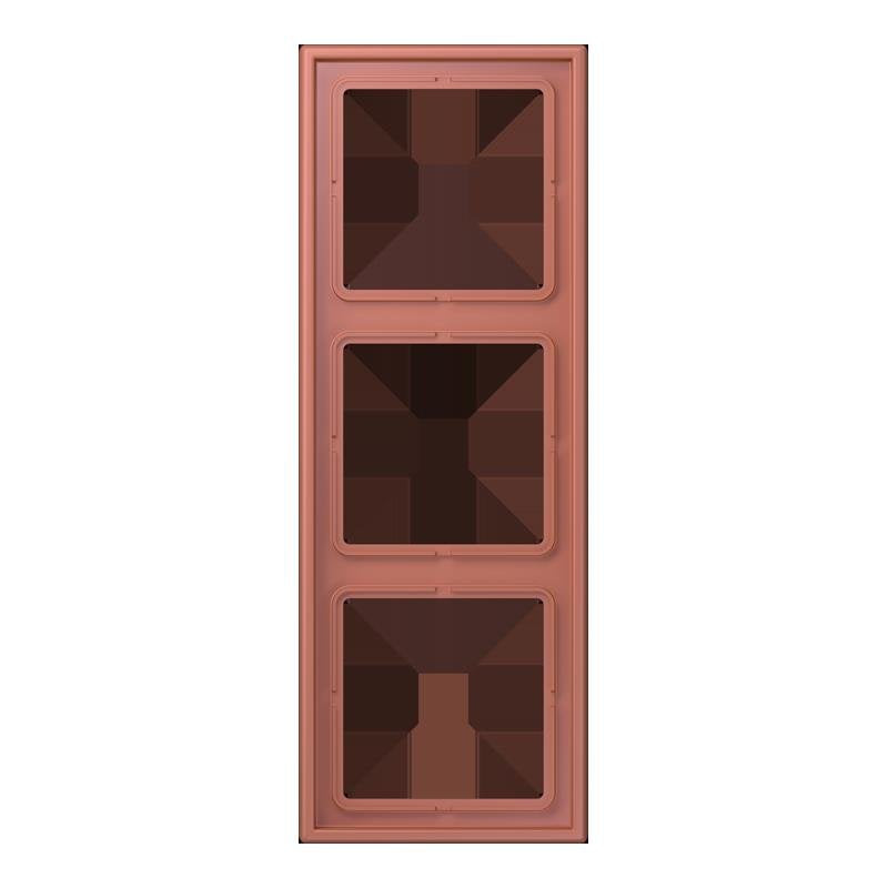Jung - Abdeckrahmen Rahmen 3-fach LC 983 236 terre sienne brique