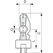 Philips Lighting - Studio-, Projektions- und Fotolampe Speziallampe MSR 700 SA 5600K