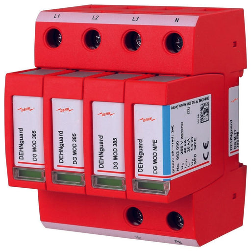 DEHN - Überspannungsableiter für Energietechnik/Stromversorgung Überspannungsableiter Typ DG M TT 385/305 FM 2 DEHNguard M 4-poli