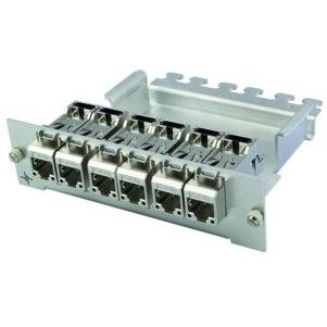 Telegärtner - Patchpanel Kupfer Modulträger 3HE/7TE 100006985 inkl.6xAMJ-S Modul