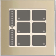 Issendorff - Bussystem-Tastsensor Glas-Tastenfeld rahmenlos LCN - GT8C 8 Tasten, champagner − 1 Stück