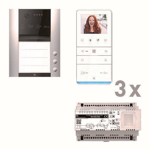 TCS Tür Control - Türsprech-Set video:pack AVA610103 PVAF031/003 IVW6511 3WE AP