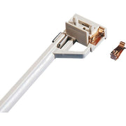 Heitec - Befestigungsteil für Baugruppe mit Rastermaß 482,6 mm (19 Zoll) ESD-Clip 3684.204 (VE50) f.Kartenführung
