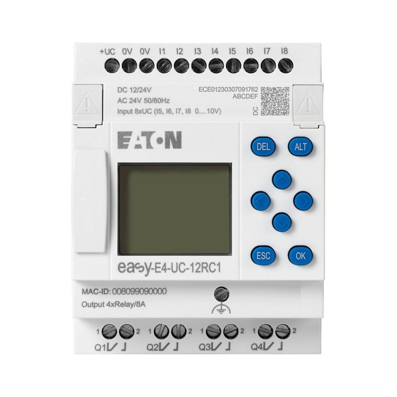 Eaton - Logikmodul Steuerrelais EASY-E4-UC-12RC1 12/24VDC,24VAC