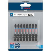 Bosch - Bit-Set PRO Phillips Impact Bit, 2608522330 PH2, 55 mm, 8-tlg