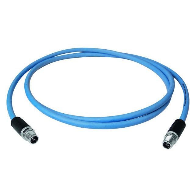 Telegärtner - Konfektionierte Leitung für steckbare Gebäudeinstallation STX M12x1-M12x1 VL 100017161 X-kod. Cat.6A(IEC)