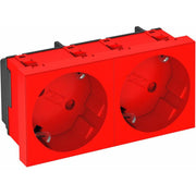 OBO Bettermann - Steckdose 33 Grad, 2-fach STD-D3S SRO2 Schutzkontakt