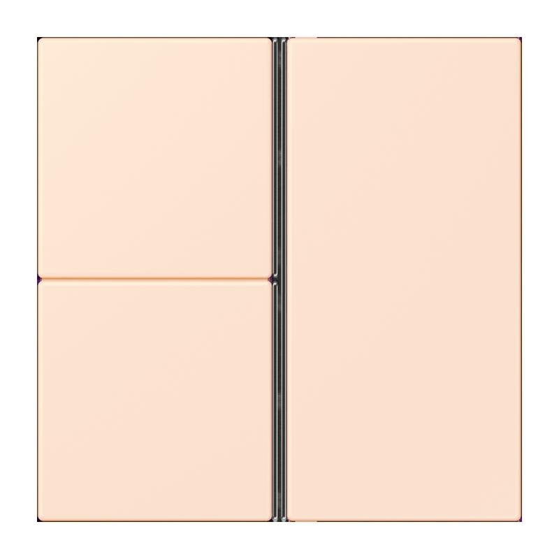Jung - Abdeckung/Bedienelement für Installationsschalterprogramme Tastensatz 3fach LC 403 TSA 226 orange pale
