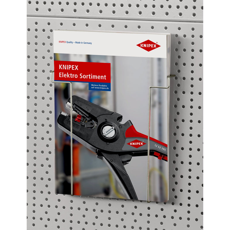 Knipex - Verkaufsständer Prospekthalter 00 19 36 Lochplattenwand 45mm