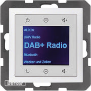 Berker - Elektronik-Gerät für Installationsschalterprogramme Radio DAB+, Bt., S.1/B.x p 30849909 w. matt