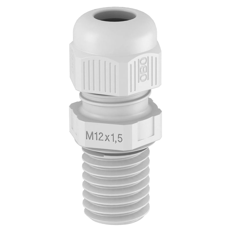 OBO Bettermann - Kabelverschraubung V-TEC VM L50 LGR M50 lang PA lgr − 5 Stück