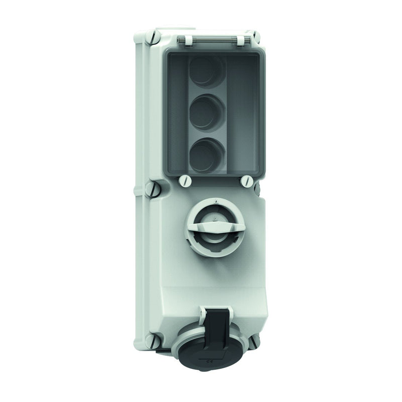 Bals Elektrotech - CEE-Steckdose abschaltbar, abgesichert (IEC 60309) Wandsteckdose abschaltbar 17234 abgesichert 32A 4p