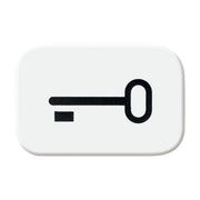 Busch-Jaeger - Bezeichnungsmaterial für Installationsschalterprogramme Tastersymbol aws 2525 TR-214 Schlüssel