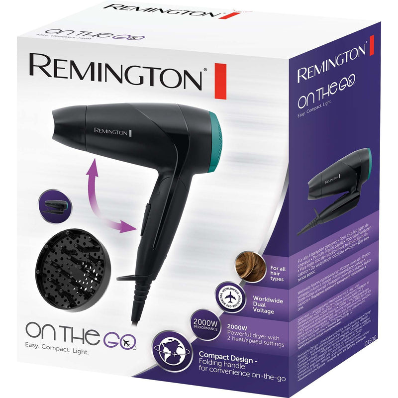 Remington - Haartrockner/Haarstyler Haartrockner D1500 On The Go − 1 Stück
