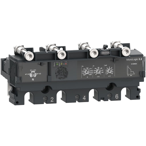 Schneider Electric - Auslöseblock für Leistungsschalter Elektron. Auslösegerät C1042D100 MicroLogic 2.2