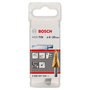 Bosch - Stufenbohrer HSS-TiN, 4 - 2608597526 20 mm 8 mm 75 mm 9