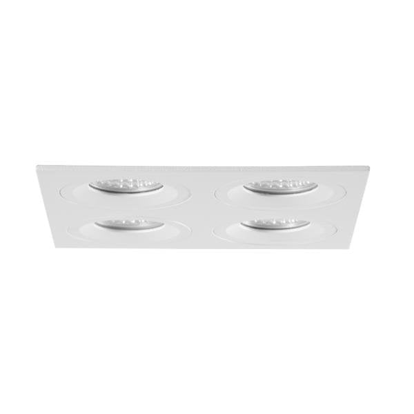 Brumberg Leuchten - Downlight/Strahler/Flutlicht Einbaumodul quadratisch 45030170 4-fach