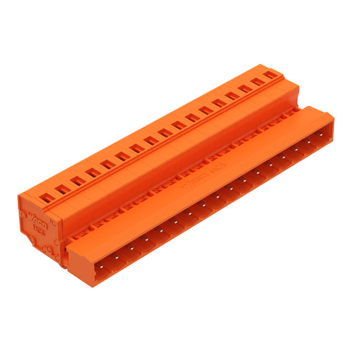 WAGO - Kabelsteckverbinder für Leiterplattensteckverbinder 1-Leiter-Stiftleiste 231-647/018-000 CAGECLAMP,2,5mm²,or − 25 Stück