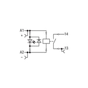 WAGO - Schaltrelais Relais-Baustein 788-355 24VDC 1NO 16A