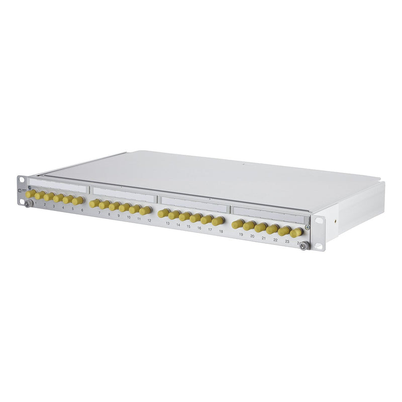 Metz Connect - Patchpanel LWL LWL-Patchfeld OpDAT PA 1502200124-E 24xST teilbestückt