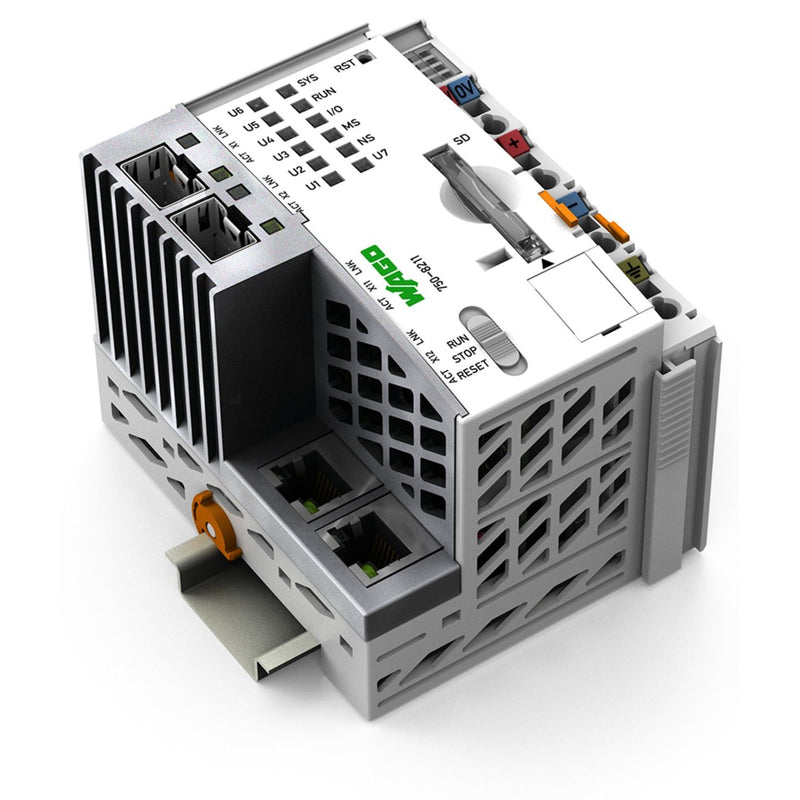 WAGO - SPS-Grundgerät Controller PFC200 750-8211 2.Generation,2xETHER