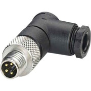 Phoenix Contact - Rundsteckverbinder, feldkonfektionierbar (Industriesteckverbinder) Sensor-/Aktor-Stecker SACC-M 8MR-4CON-M gewinkelt, 4-polig