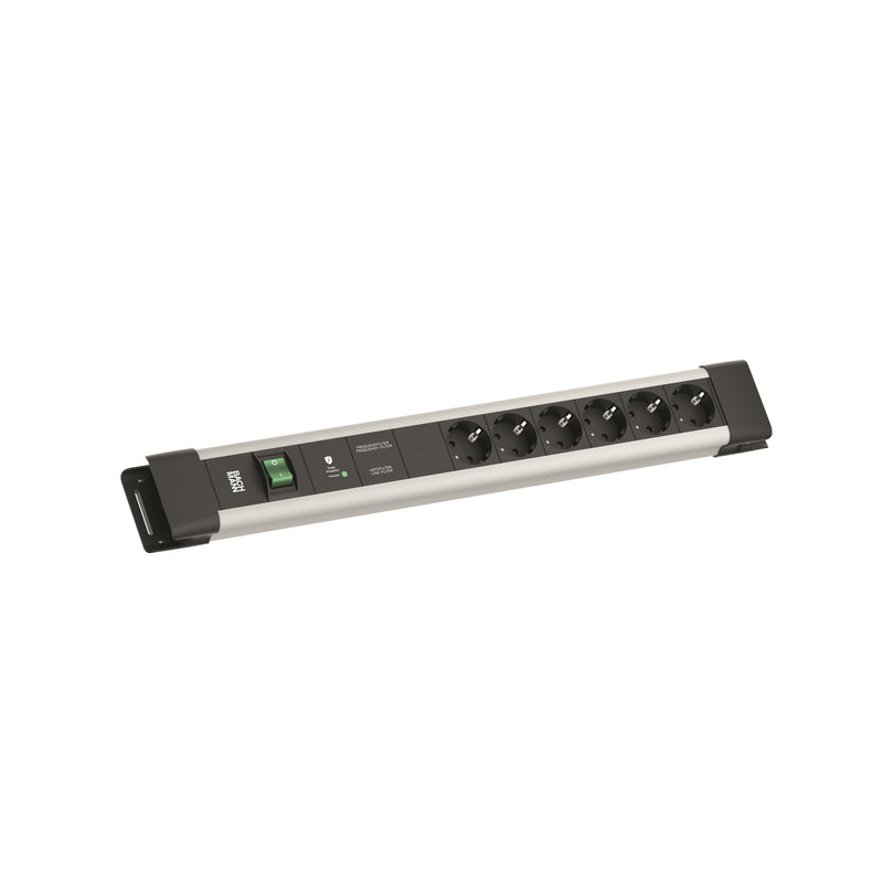 Bachmann - Mehrfachsteckdose Steckdosenleiste BM005924 6xCEE7/3 1xGVS-Plus