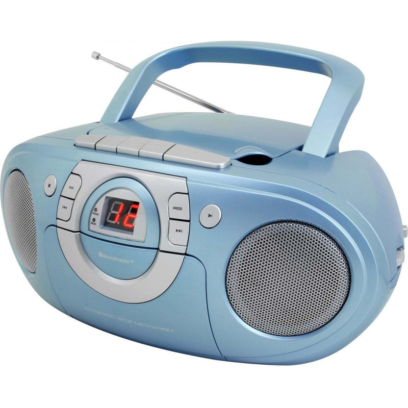 Soundmaster - CD-Player portable CD-Boombox SCD5100BL bl UKW,Kassettenplayer