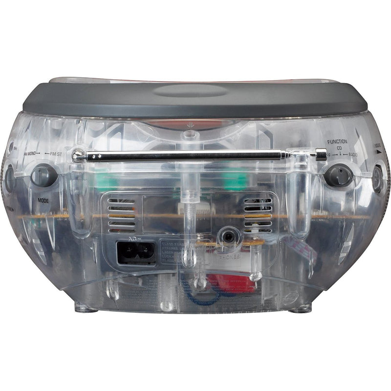 LENCO - Radio UKW-Radio m.CD SCD-24 transparent stereo,transparent