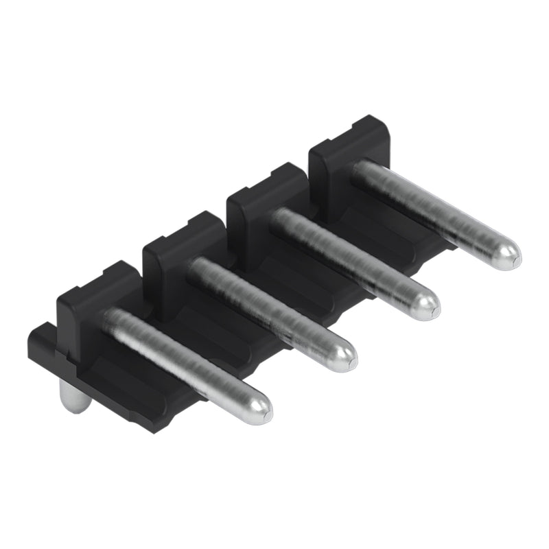 WAGO - Leiterplattensteckverbinder THT-Stiftleiste Lötstift 2092-1724 1,4mm,abgewinkelt,sw − 300 Stück