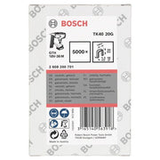 Bosch - Heftklammer Schmalrückenklammer TK40 2608200701 20G 5,8 mm 1,2 mm 20
